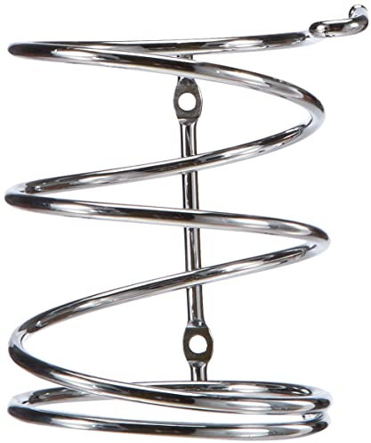 axentia Haartrocknerhalter Escala silber verchromt, optisch ansprechendender Föhnhalter mit Haken, praktische Föhn Halterung inklusive Befestigungsmaterial