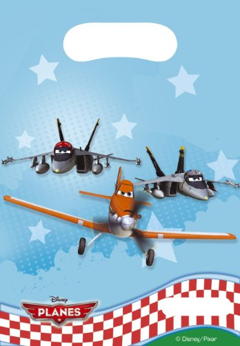 6 Disney's Planes Party Favour Loot Bags