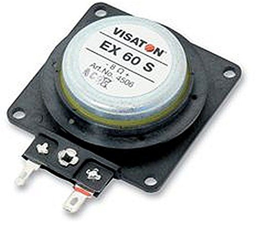 Exciter, 58 x 58 mm, 25 W, Impedanz: 8 Ohm, SVHC: nein, SVHC, Außentiefe: 21 mm, Außenlänge/Höhe: 58 mm, Außenbreite: 58 mm, Außendurchmesser: 54 mm, max. 25 W, Gewicht: 12 g, ideal für in