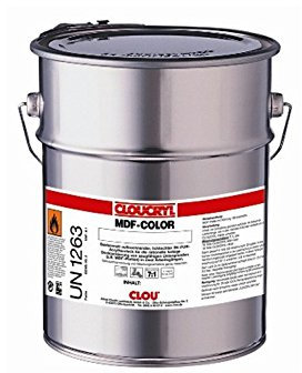 CLOU CLOUCRYL MDF-Color MDF-Lack MDF-Farfe für MDF Platten RAL 9010 reinweiß 5 Liter