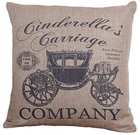 Leinenkissen Zierkissen Cinderella Kissen Leinen Kissenbezug Vintage cbc103 Palazzo Exklusiv