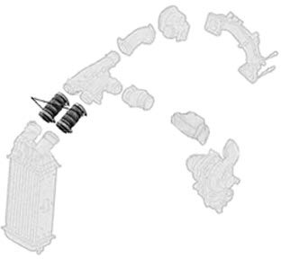 Borg & Beck BTH1225 Turbo Hose To Fit PSA 207 1007 1 6HDi
