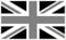 Adhesive Union Jack Flag Decals/Stickers or UK Flags Stickers (Grey & Black, 2 Decals (120 x 80 mm)) #Y1175 StickersLimited
