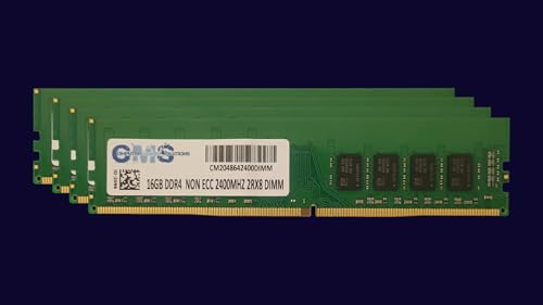 64GB (4X16GB) Memory RAM Compatible with MSI - B350 Gaming Plus, B350 Gaming PRO Carbon, B350 Krait Gaming, B350 PC Mate, B350M PRO-VDH Motherboards by CMS C120