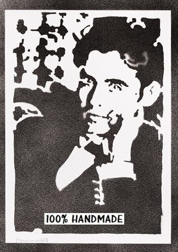 moreno-mata Echtes Handgemachtes Graffiti Federico Garcia Lorca Aesthetic Poster & Kunstdrucke Bilder Plakat Handmade Deko Wandbilder Wohnzimmer Wanddeko Geschenke für Männer und Frauen