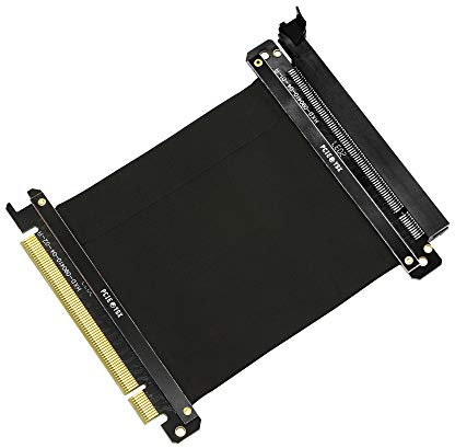 SinLoon Prolunga per scheda riser PCI-E 3.0, compatibile con GTX RTX e serie Radeon (nero, 100 mm)