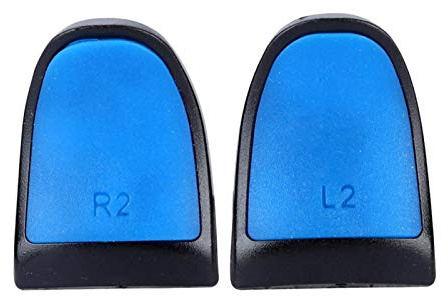 V BESTLIFE Extensions de déclenchement, manette de jeu L2 R2, boutons d'extension de boutons de déclenchement doux au toucher pour PS4 (bleu)