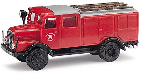 Busch - Ifa S4000 Tlf Feuerwehr Willsdruff 1965 (3/21) * - BA95617
