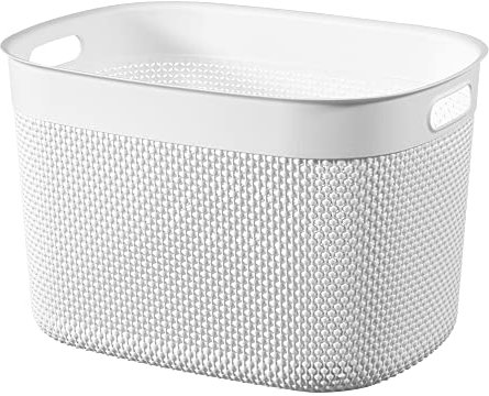 Kis Filo Korb XL, Weiß, 44 x 33 x 27 cm