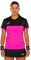 Joma Damen Kurzarm Montreal T-Shirt, Neonrosa, Schwarz, S