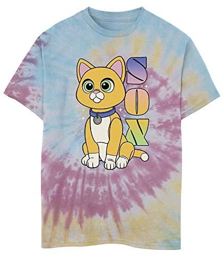 Disney Pixar Lightyear Sox Jungen-T-Shirt, kurzärmelig, Blau/Rosa/Hellgelb, M