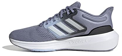 adidas Homme Ultrabounce Shoes Chaussures de Course, Silver Violet/Cloud White/Core Black, 42 EU
