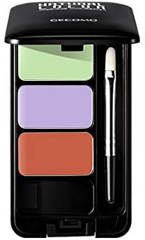 Concealer in 3 Farben, für Akne-Flecken, Concealer, für Gesicht und Augen, professionelles Make-up, Farbkorrektur-Palette gleicht den Hautton aus