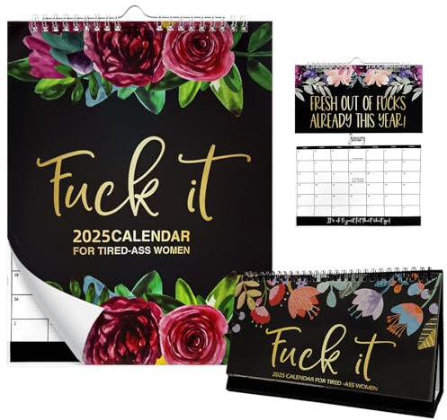 2Pcs Calendario 2025 Pared,Agenda Anual 2025,Calendario Adviento,Calendario Nevera,Agenda Escolar 2025,Planificador Mensual,Calendario Familiar
