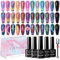 SUPWEE Cat Magnetisch Eye Gel Nagellack Set 12 Farben 9D Chamäleon UV Gel Mit Magnetstift Glitzer Auroras Cateye Magnet Maniküre Nail Art Salon Gellack