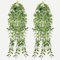 SLTAXAR 2PCS Plante Artificielle Tombante avec Pot, 65cm Plante Artificielle Interieur Tombante Faux Plante Décoration Lierre Artificielle Exterieur Plante Decorative Interieur Pot pour Salon Chambre
