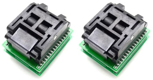SOFORFREEM 2 x TQFP32 QFP32 TO DIP32 IC Programmer Adapter Chip Test Socket Burning Socket Integrierte Schaltungen