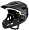 Harilla Full Face Bike Helmet Bicycle Biking Helmet Mountain Bike Full Face Mtb Helmets Unisex Removable Washable Lining Helmets for Adult Men Women Mountain Biking, Titanium Black