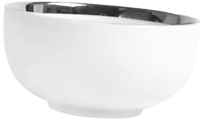 Cabilock 400 Ml Runde Salatschüssel Kreative Porzellanschüssel Für Den Haushalt Für Nudeln Pasta Dessert Suppe