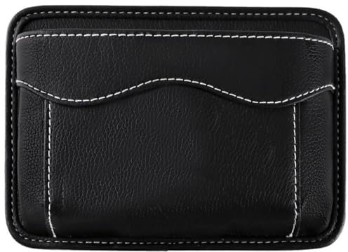 WeddHuis Mini-Organizer in Pelle, Tasca Laterale per Sedili Auto, Portaoggetti Laterale, Ideale per Organizzare Documenti, Cartelle, Blocchi Note ecc.
