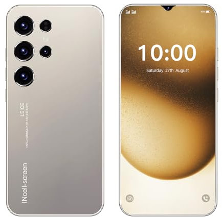 Fine Life Pro Android-Telefon, 6,3-Zoll-Bildschirm, 4G-LTE Smartphone, Dual-Kameras, 2GRAM, 16GROM, erweiterbar 128GB, Dual-SIM-Karten, geeignet für Anfänger (5, Grey)