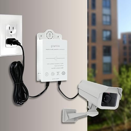 Adattatore 12V-2A per telecamere esterne e sicurezza, mini batteria di backup UPS con capacità 3600 mAh per telecamera esterna di sicurezza leggera DC12V