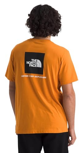 THE NORTH FACE Herren Evolution Box NSE Regular Short Sleeve T-Shirt, Dust Orange, L