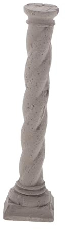 MUELODSIC Colonne Romaine Miniature Ciment pour Aquarium Cachette Crevettes et Décor Ruines sous- Ornement Facile à Nettoyer pour Décoration Aquarium et Aménagement Rocaille