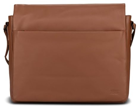 Jost Businesstasche Umhängetasche mit Laptopfach Tromsoe Business Bag Cognac hellbraun