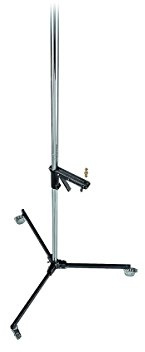 Manfrotto 231CS - Trípode con ruedas, plateado