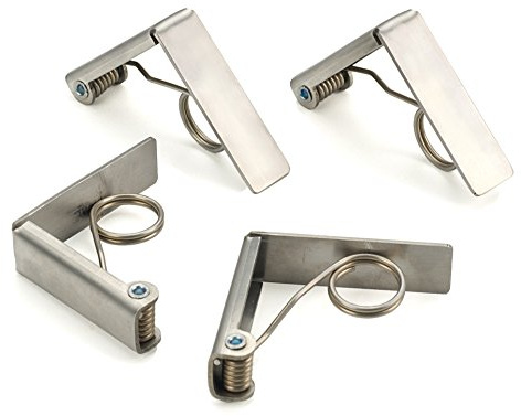 RSVP International Endurance Collection, Tablecloth Clips, 2x2.25, Stainless Steel