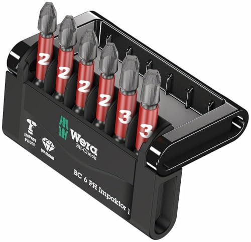 Wera 05057691001 Coffret d'embouts Impact 1, Noir