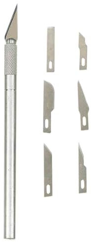 Cutter de précision avec 6 lames