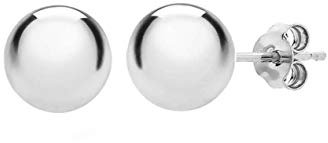 Tuscany Silver Damen Sterling Silber 3mm Ball Stud Ohrringe 8.55.6819