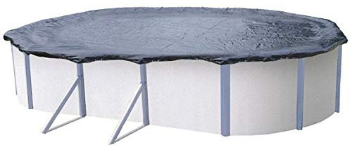 Trigano - Lona de Invierno para Piscinas de Metal o Resina Ovalada Exterior 7,50/7,70 m x 3,80/4,15 m