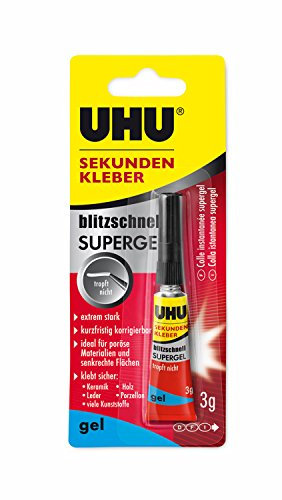 Uhu 45565 colle gel tout usage extra-puissante sans odeur 3 g