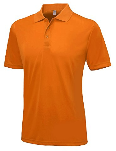 AWDis Just Cool Mens Smooth Short Sleeve Polo Shirt (XS) (Orange Crush)