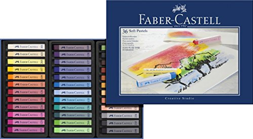 Faber-Castell Softpastellkreide Studio-Qualität (ohne Block, 36 Farben)