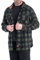 Legendary Whitetails Standard Navigator Fleece-Herrenhemd mit Knopfleiste, grünes Karo (Night Forest Plaid), Größe XL