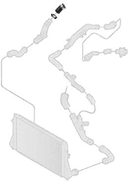 Borg & Beck BTH1153 Turbo Hose To Fit VAG A3 Q3 TT Leon Eos 2 0TSi