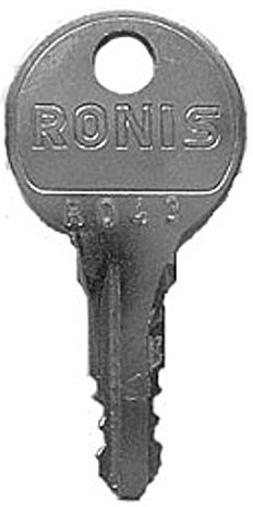 RONIS LAS Ersatzschlüssel R - Schließung R 001 bis R 224 - Nachschlüssel - Zusatzschlüssel - u.a. auch für KfZ-Tankverschlüsse, Dachgepäckträger und alte Fahrzeuge - Schließung R224
