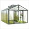 GFP Gewächshaus Asteria 21 Premium 311x235 cm mit integriertem Fundament 16 mm Doppelstegplatten, Farbe Anthrazit