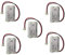 5 PEZZI BATTERIA AL LITIO COMPATIBILE B21L 7,2V 2,2 AH AMC ELETTRONICA 02210010210 62090
