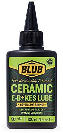 BLUB E-Bike Kettenschmiermittel 120 ml, MTB Kettenfett, Fahrraddichtmittel, Fahrradkettenöl, MTB Fett, Elektrofahrradschmiermittel, Grün