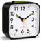 Tisaika Silent Alarm Clocks Bedside Non Ticking Battery Powered Table Clocks Luminous Large Display Snooze Light Function for Bedroom Office