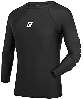 REUSCH Compression Shirt Soft Padded, sotto Il Costume da Bagno Adulto Unisex, 7700 Black, L
