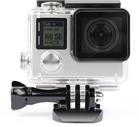Custodia impermeabile per GoPro Hero 4 3 Plus, Protezione Subacquea Dive Shell con Staffa per Go Pro Hero4 3+ Action Camera Accessori Kit,