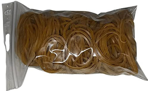 100 g Gummiringe Gummibänder Haushaltsgummis natur 30 mm Ø 1,5 x 1,5 mm breit Gummibänder Haushaltsgummis Gummiring Gummies Rubber Bands Fa.ars