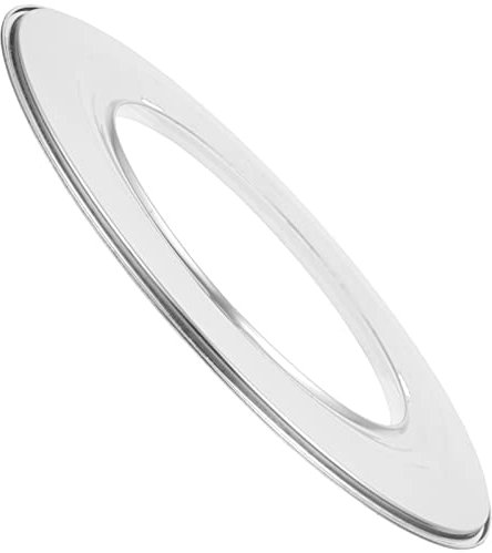 Cabilock Steamer Ring Stainless Steel Round Steaming Ring Cooking Adapter Fits for Steamer Stock Pot - Silver