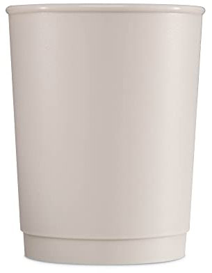 achilles Kaffeebecher, Mehrwegbecher, Trinkbecher, Kunststoffbecher LFGB geprüft, spülmaschinenfest, stapelbar, 330 ml, Becher grau, 100 Stk.